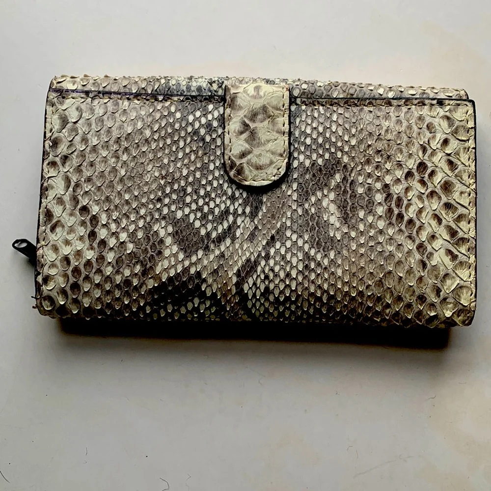 Snakeskin wallet - Picture 1 of 9